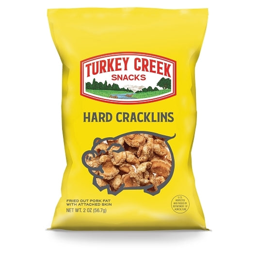 TURKEY CREEK BOX OF HARD CRACKLINS, 12 - 2 OZ