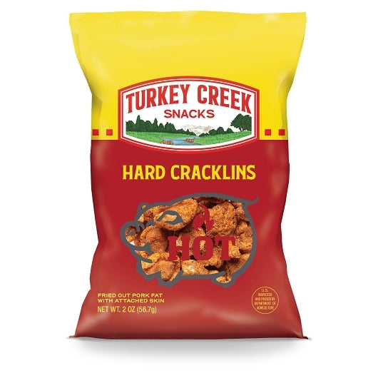 TURKEY CREEK BOX HOT HARD CRACKLINS, 12 - 2 OZ