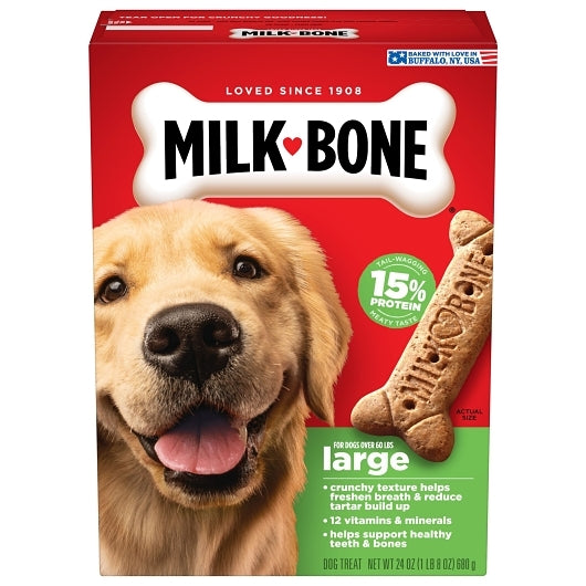Milk-Bone 24 Ounce Large Original Dog 12 Count Case