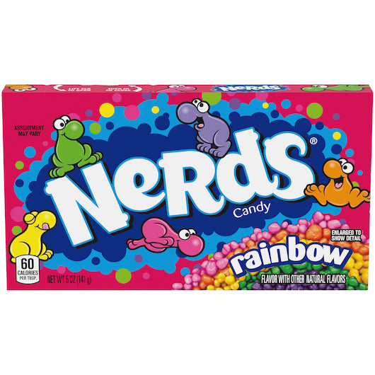 Nerds Rainbow Candy Video Box, 5 Ounces (Packof 12)
