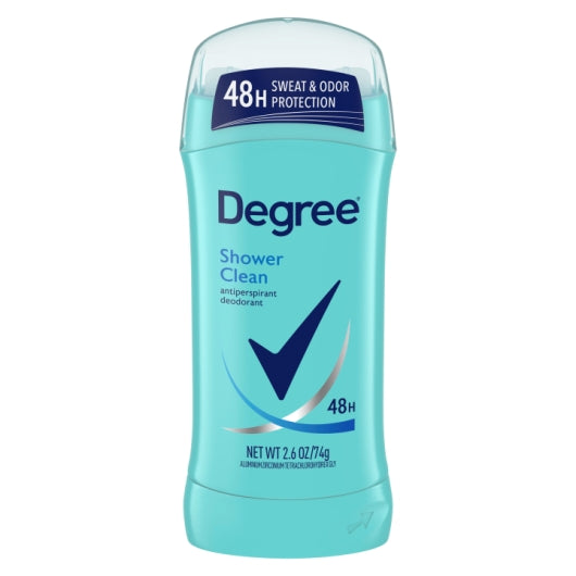 Degree Antiperspirants Base Shower Clean 12 2.6 OZ