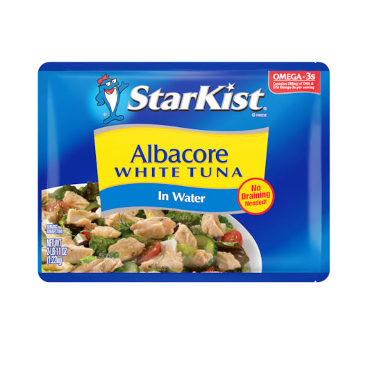 STARKIST CHUNK WHITE ALBACORE TUNA IN WATER, 6 - 43  OZ