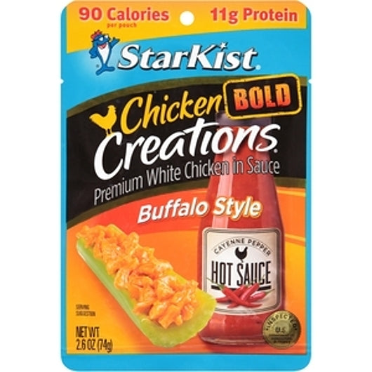 STARKIST BUFFALO CHICKEN CREATIONS POUCH, 12 - 2.6 OZ