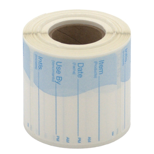 DAYMARK DISSOLVEMARK-DISSOLVABLE ADHESIVE 2 INCH X 2 INCH SQUARE ITEM DATE USE BY LABEL, 12 - 250 CN