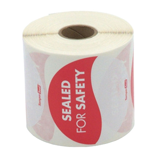 DAYMARK 3 INCH CIRCLE TAMPER SEAL LABELS, 1 -500 CNT