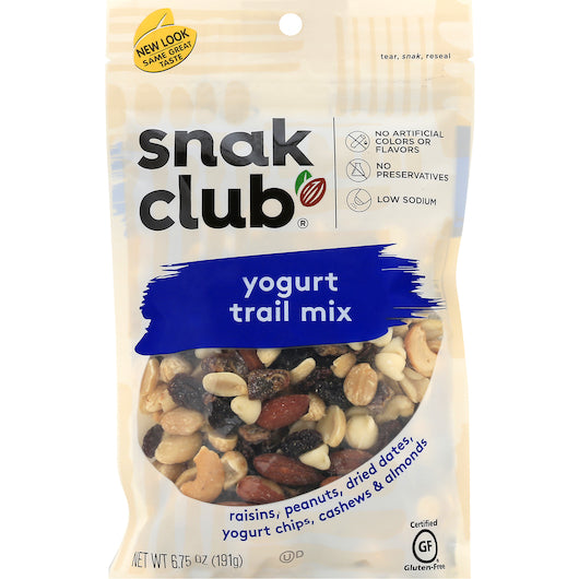 SNAK CLUB YOGURT NUT MIX, 6 - 6.75