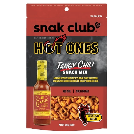 SNAK CLUB HOT ONES TANGY CHILI SNACK MIX, 6 -4.5 OZ