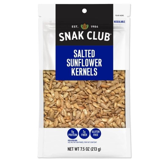 SNAK CLUB SUNFLOWER KERNELS, 6 - 7.