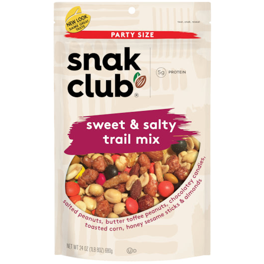 SNAK CLUB SWEET & SALTY TRAIL MIX PARTY SIZE,6 - 1.5 LB