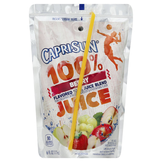 CAPRI SUN 100% JUICE READY TO DRINK BERRY JUICE, 40 - 6 FO