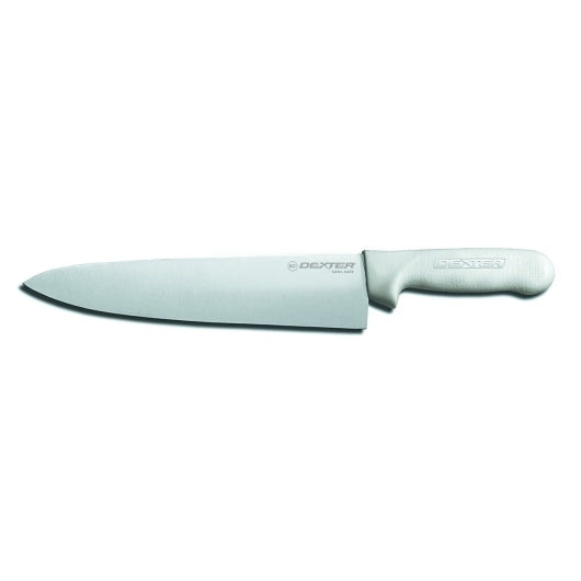 DEXTER SANI-SAFE 10 INCH WHITE HANDLE COOKS KNIFE, 1 - 1 EA