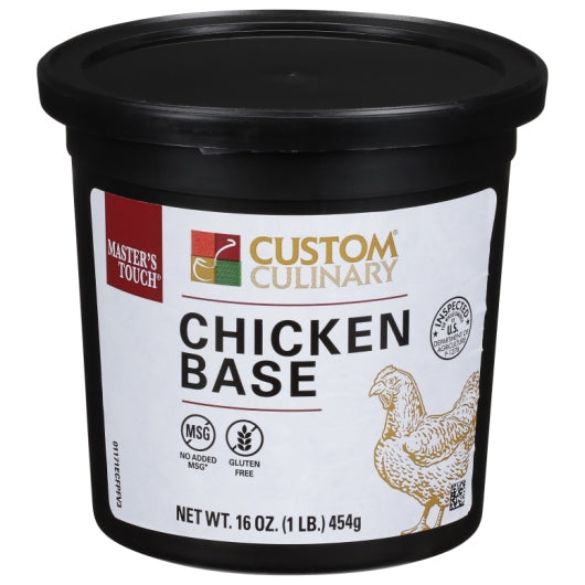 Custom Culinary Master's Touch Chicken Base Gluten Free No MSG Added 6 x 1 LB
