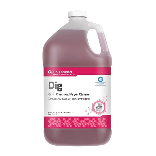 U.S.CHEMICAL DIG GALLO GRILL CLEANER, 4 - 1 GA
