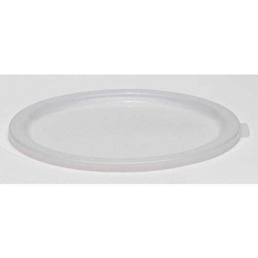 CAMBRO CONTAINER PLASTIC ROUND 6 AND 8 QUART WHITE POLY COVER LID, 1 - 1  EA