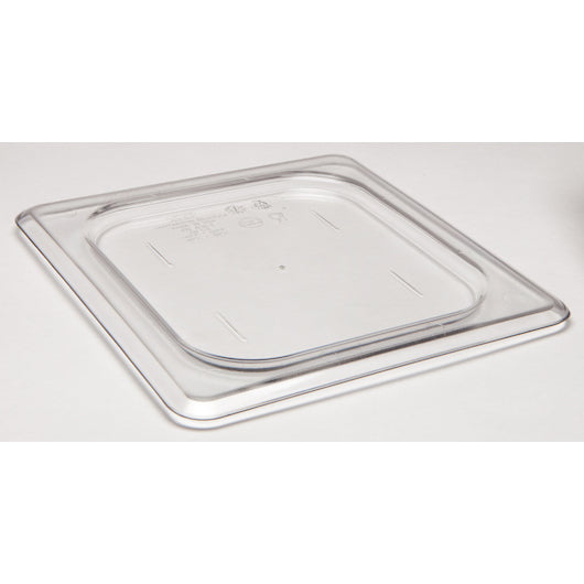 CAMBRO 6.375 INCH X 6.937 ONE SIXTH SIZE CLEAR FLAT LID COVER, 1 - 1  EA