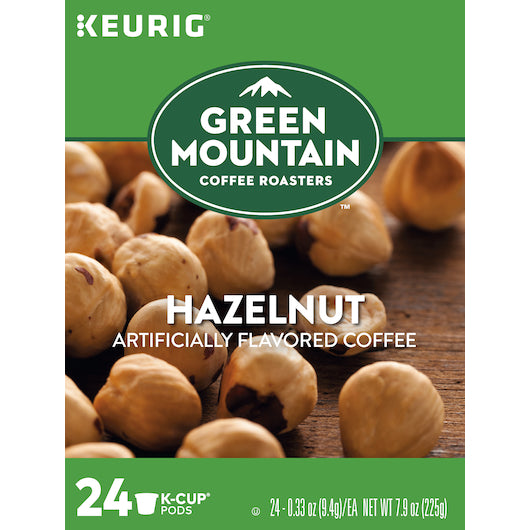 GREEN MOUNTAIN COFFEE COFFEE K-CUP POD HAZELNUT, 4 - 24 CNT