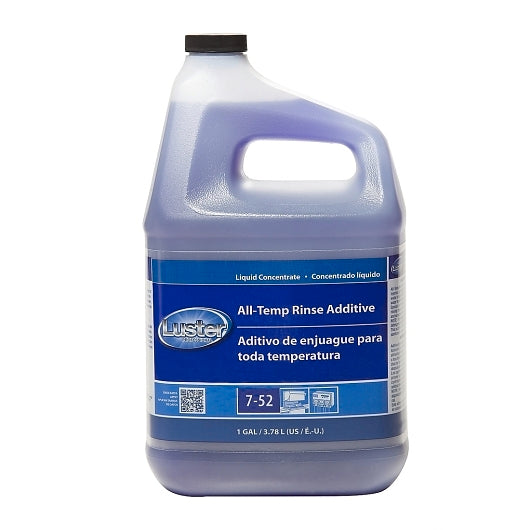 Luster Professional All Temp Rinse Additive Concentrate Closed Loop 7-52 4/1 gal