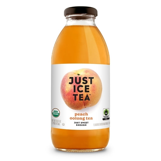JUST ICE TEA PEACH OOLONG TEA, 12 - 16 FO