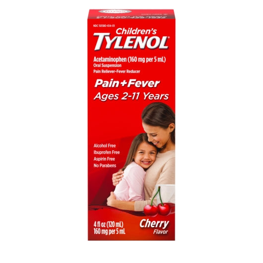 TYLENOL CHILDREN'S CHILDREN'S SUSPENSION CHERRY, 12 - 3 - 4 FO