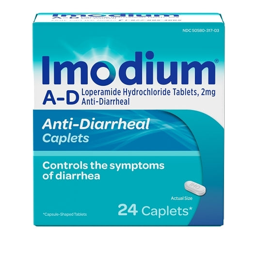 IMODIUM A-D CAPLETS, 4 - 6 - 24 CNT