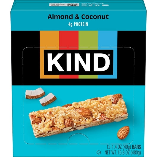 KIND SNACKS BAR ALMOND COCONUT BARX, 6 - 12 -1.4 OZ
