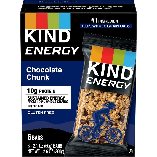 KIND SNACKS CHOCOLATE CHUNK BAR, 5 - 12.7 OZ