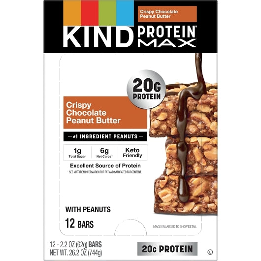 KIND SNACKS HIGH PROTEIN BAR CRISPY