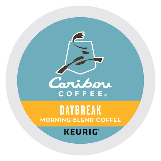 CARIBOU COFFEE K-CUP POD DAYBREAK MORNING BLEND, 4 - 24 CNT