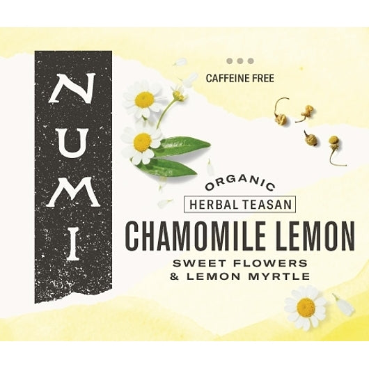 NUMI ORGANIC TEA CHAMOMILE LEMON HERBAL TEA, 1 - 100 CNT