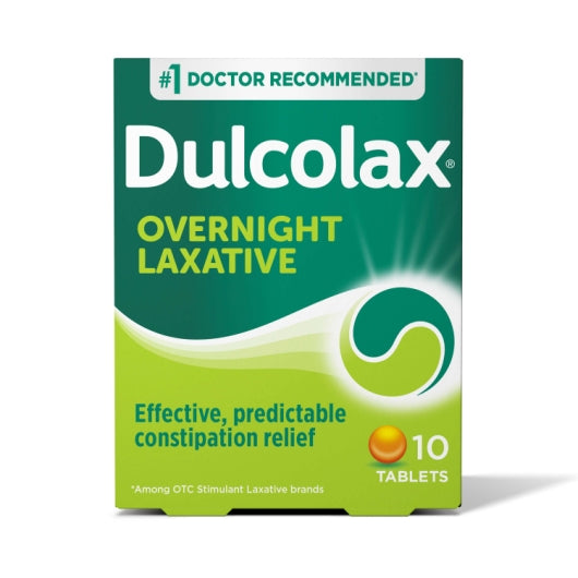 DULCOLAX STIMULANT LAXATIVE TABLETS, 6 - 6 - 10 CNT