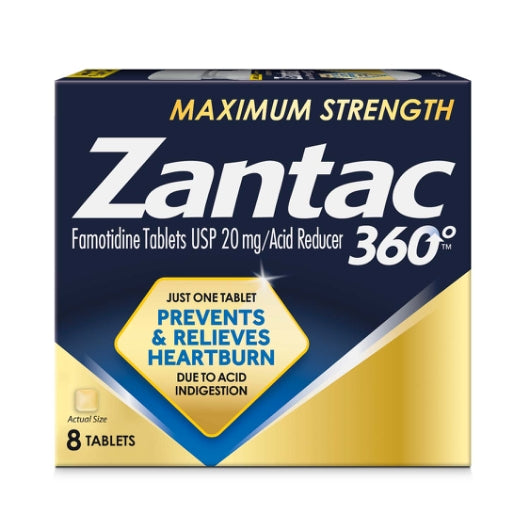 ZANTAC 360 20MG BLISTER, 8 - 3 - 8 CNT
