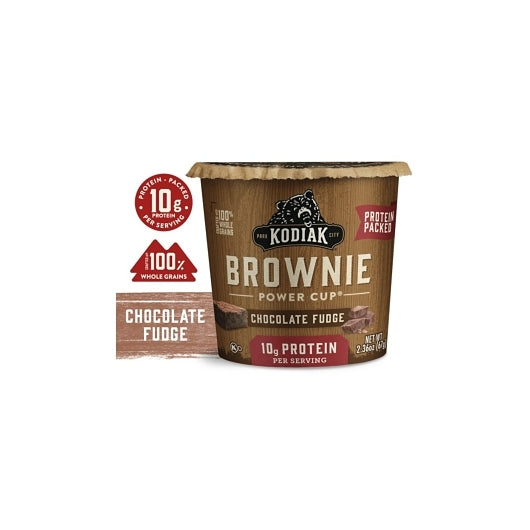 KODIAK CAKES CHOCOLATE FUDGE BROWNIE MIX IN ACUP, 12 - 2.36 OZ