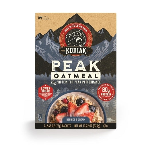 KODIAK CAKES PEAK POWER UP BERRIES & CREAM OATMEAL, 6 - 10.58 OZ