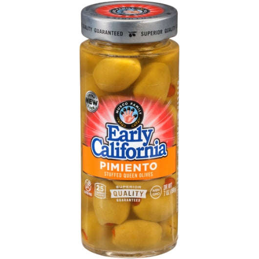 EARLY CALIFORNIA OLIVE PIMENTO STUFFED QUEEN,12 - 7 OZ
