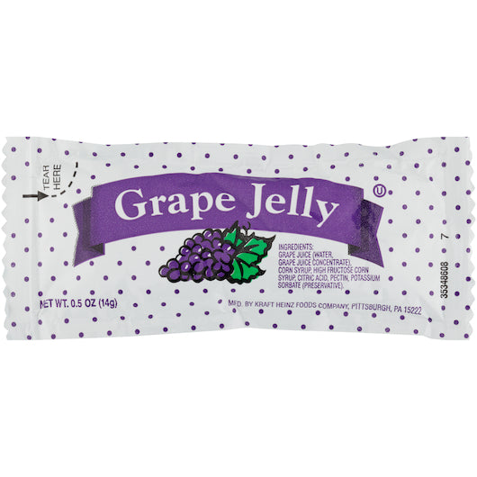 PORTION PAC JELLY GRAPE PACKET, 1 - 6.25 LB
