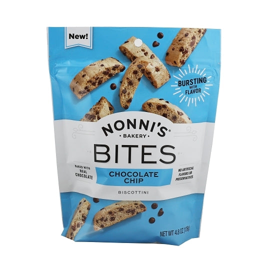 NONNI'S FOOD COMPANY CHOCOLATE CHIP BISCOTTINI BITES, 6 - 4.8 OZ
