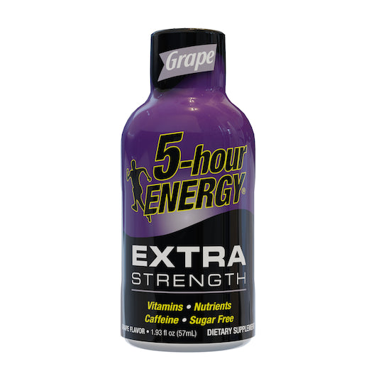 5-hour ENERGY(R) Shot, Extra Strength, Grape,1.93 oz, 12(4x3) Packs, 18/12 Packs, 216 tot al bottles
