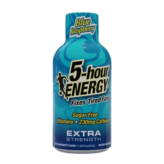 5-hour ENERGY(R) Shot, Extra Strength, Blue Raspberry, 1.93 oz.,12(4x3) Pack, 18/12 Packs,216 total