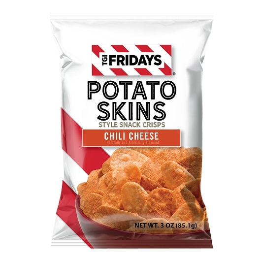 TGIF 3.0 oz Chili & Cheese Potato Skins Case