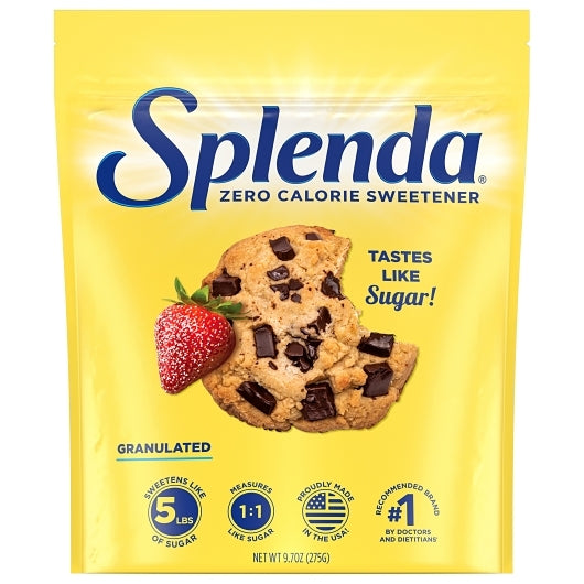 Splenda Zero Calorie Sweetener Granulated -9.7oz (5LB EQV)
