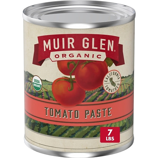Muir Glen Organic Gluten Free Canned Vegetables Bulk Tomato Paste 6/112 OZ