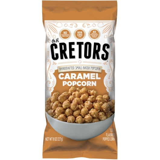 G.H. CRETORS JUST THE CARAMEL CORN, 12 - 8 OZ