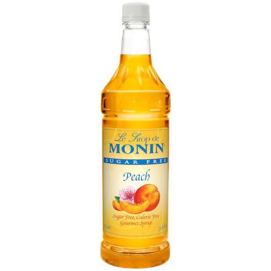 Monin Sugar Free Peach 4pk-1L