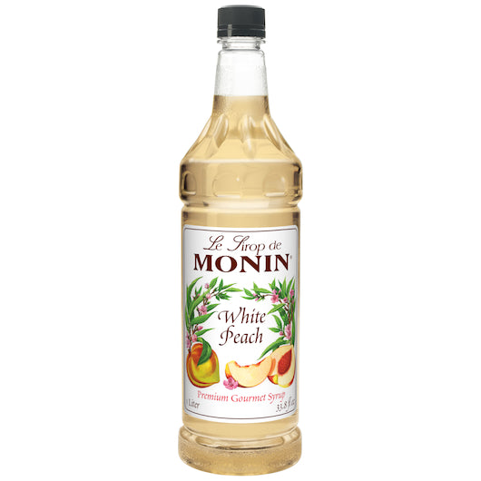 Monin White Peach 4pk-1L