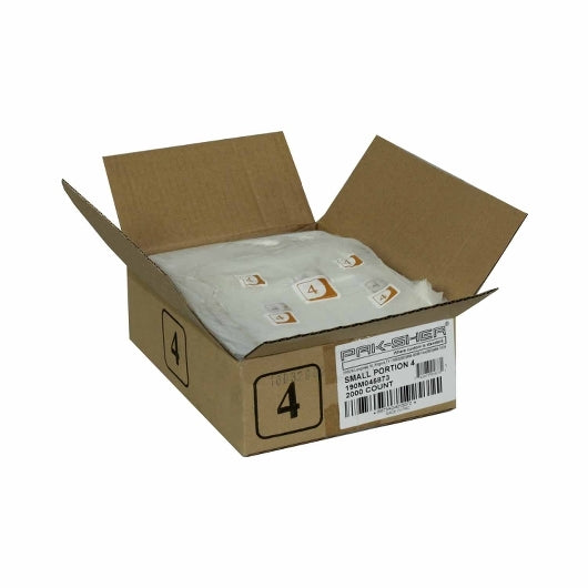 PAK-SHER 6.3 INCH X 7 INCH #4 PORTION FOOD STORAGE BAG, 1 - 2000 EA