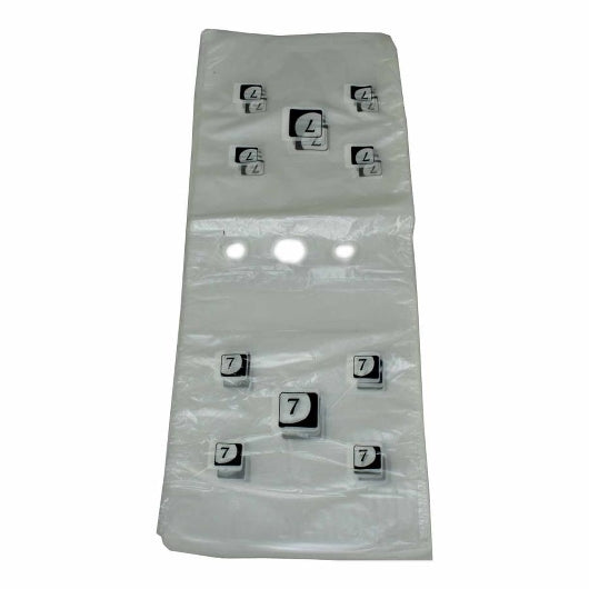 PAK-SHER 6.3 INCH X 7 INCH #7 PORTION FOOD STORAGE BAG, 1 - 2000 EA
