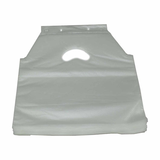 PAK-SHER 11.5 INCH X 10.5 INCH X 4 INCH COLORTAB WHITE WITH HANDLE BAG, 1 - 1000 EA