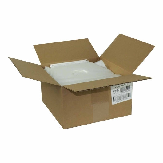PAK-SHER 11.5 INCH X 10.5 INCH X 4 INCH COLORTAB WHITE WITH HANDLE BAG, 1 - 1000 EA