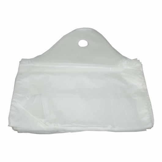 PAK-SHER 19 INCH X 19 INCH X 9.5 INCH COLOREDTAB CLEAR BAG, 1 - 500 EA