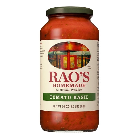 RAO'S HOMEMADE TOMATO BASIL SAUCE, 12 - 24 OZ